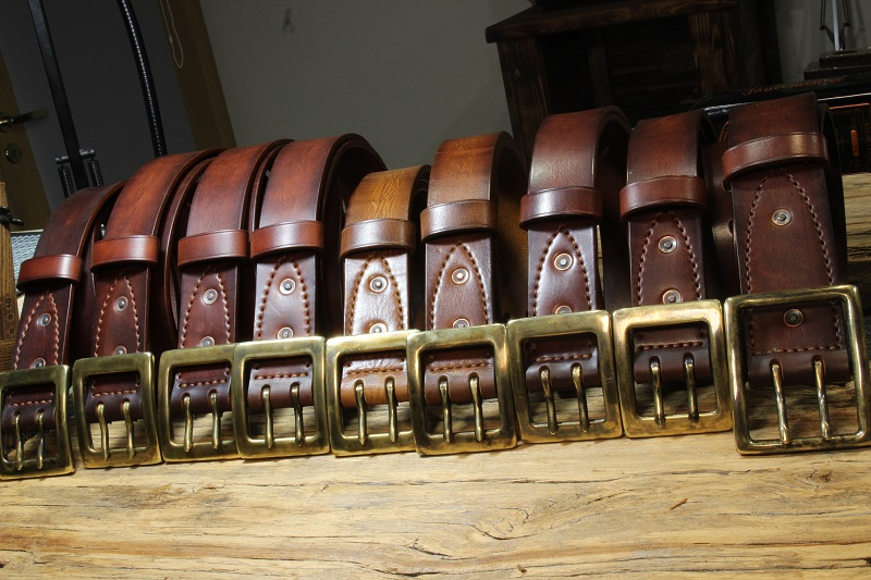 Мужской ремень Jackson (коньяк)