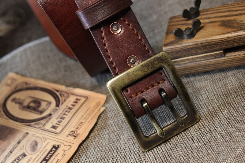 Мужской ремень Jackson (коньяк)