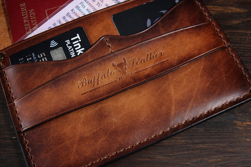 Холдер для автодокументов Casper в оттенке"табак" Холдер для автодокументов Casper в оттенке"табак"