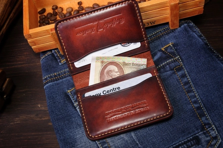 Мини портмоне Texas - Коньяк