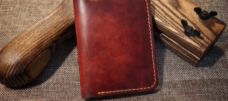 Персонализация для товара Мини портмоне Texas - Коньяк