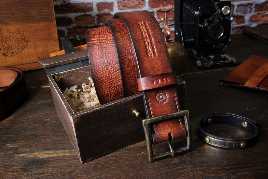 Мужской ремень из натуральной кожи для джинсов Мужской ремень из натуральной кожи для джинсов