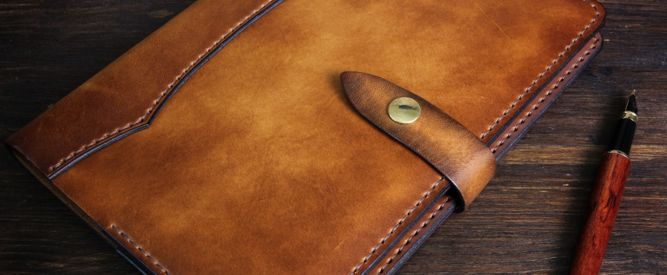 Персонализация для товара Кожаная обложка на ежедневник