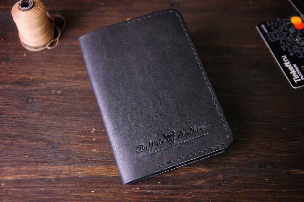 Подарочная упаковка Кожаная обложка для паспорта 